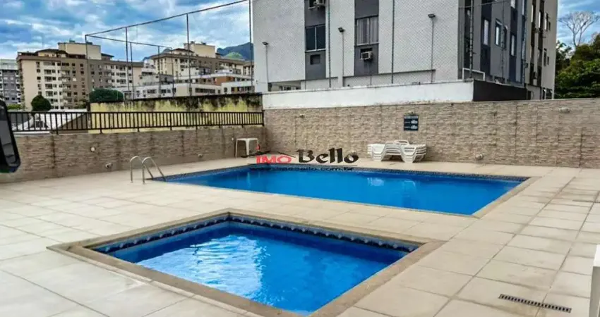 Apartamento à venda no rio de janeiro-rj, bairro pechincha: 2 quartos, 1 sala, 1 banheiro, 1 vaga de garagem, 61m².