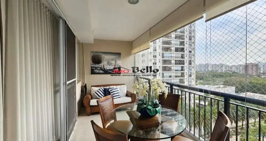 Viva com luxo e conforto: majestic sensacional de 3 suítes na barra olímpica, rio de janeiro-rj, 166m² - imperdível!