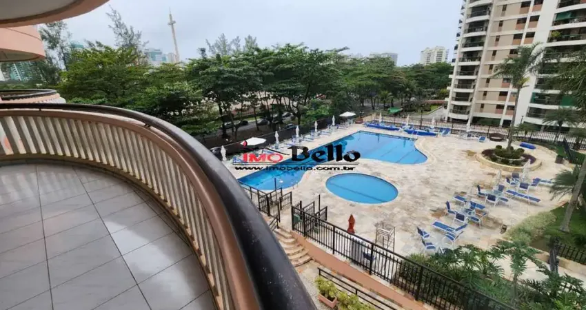 Apartamento à venda na barra da tijuca, rio de janeiro-rj: 3 quartos, 1 suíte, 1 sala, 3 banheiros, 2 vagas de garagem, 145m² de área.