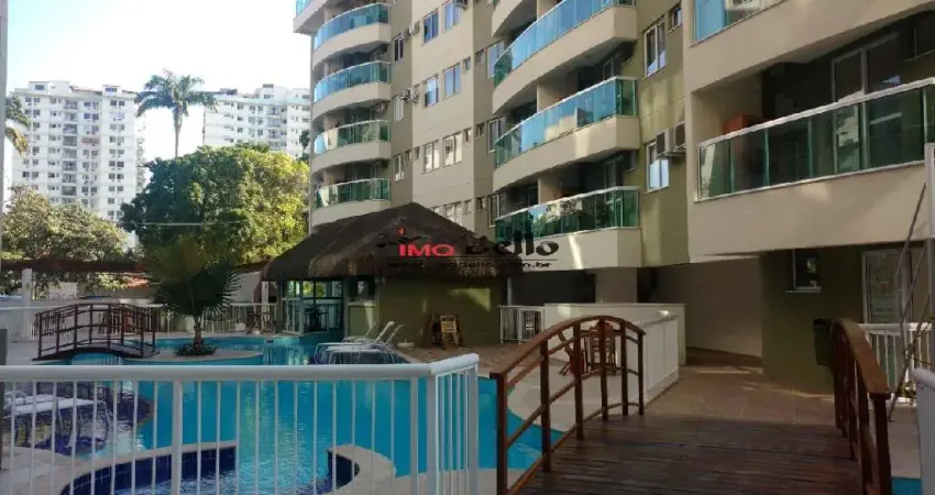 Apartamento no acquapark à venda no pechincha: 2 quartos, 1 suíte, 1 sala, 2 banheiros, 1 vaga, 54m². imperdível!