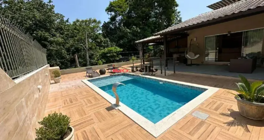 Venda de casa em condomínio eldorado jacarepaguá, rio de janeiro-rj: 5 quartos, 1 suíte, 2 salas, 5 banheiros, 4 vagas