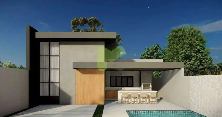 CASA LINEAR À VENDA COM PISCINA E TERRENO INTEIRO, VALE DAS PALMEIRAS/MACAÉ