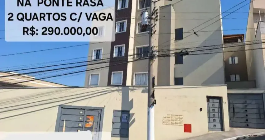 [venda] apartamento de 52,28m, 2 dormitórios, vaga de garagem -ponte rasa/sp