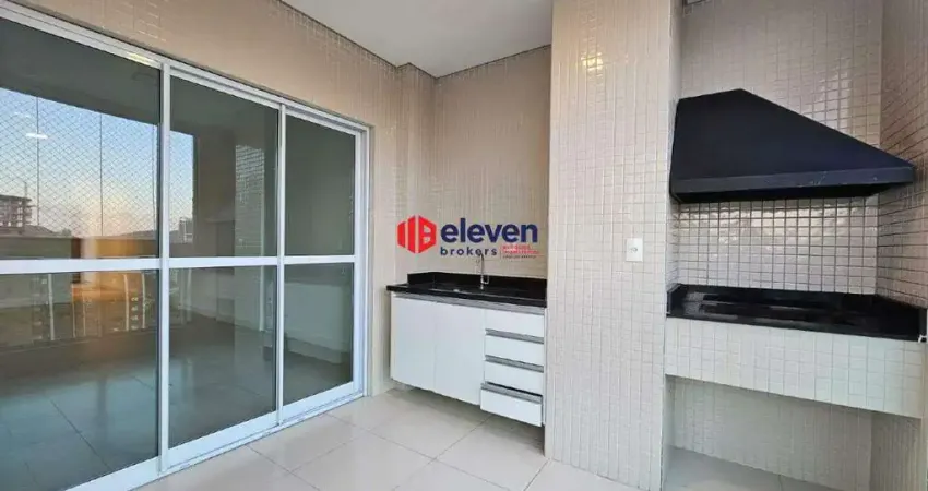 Apartamento de 106 m², 3 suítes, varanda gourmet e lazer completo na ponta da praia !