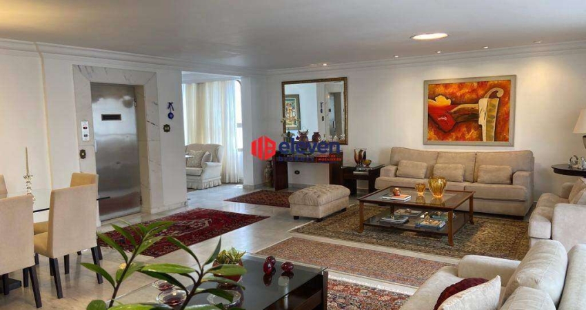 Apartamento - 3 Quartos - 257m² - Venda - 01 por andar - Gonzaga - Santos/SP