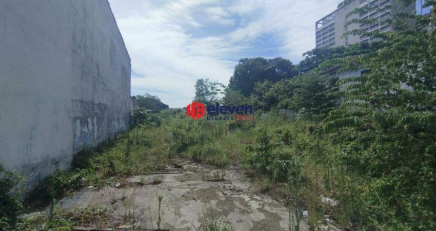 Terreno à venda na Rua Campos Mello, Encruzilhada, Santos