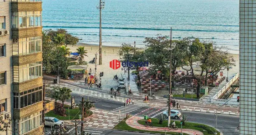 Apartamento Venda 03 Dormitórios (1 Suíte) | 1 por Andar | Vista Mar | 1 Vaga Demarcada | Quadra da Praia | Santos