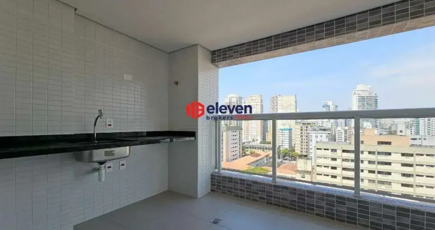 Apartamento Novo com 2 Dormitórios e Varanda Gourmet no Lacca Vila Rica, Santos-SP.