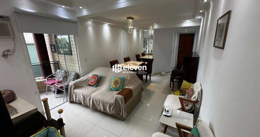 Apartamento Venda 02 Dormitórios (1 Suíte) | 88m² | Varanda | 1 Vaga | Condomínio Completo | Aparecida | Santos