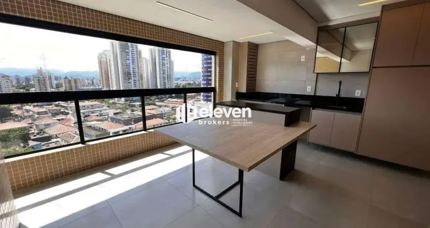 Apartamento Novo e Sofisticado na Ponta da Praia com 2 Dormitórios e Lazer Completo