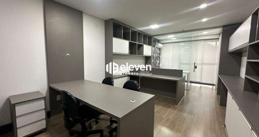 Sala comercial mobiliada para locação no Bairro do Valongo - Santos - SP