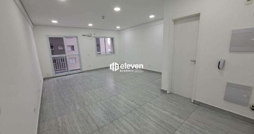 Sala Comercial Aluguel | 42m² | 7º Andar | Fusion Office | Vila Matias | Santos