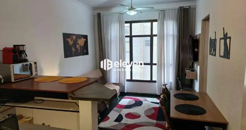 Apartamento FLAT Venda 01 Dormitório | 40m² | Mobiliado | 1 Vaga | Frente Mar | Itararé | São Vicente