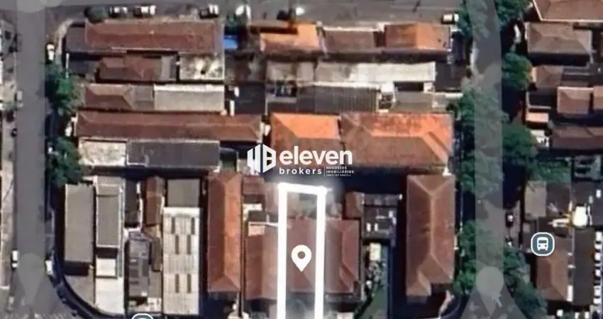 Terreno Comercial para BTS no Macuco – 360m² em Avenida de Alto Fluxo em Santos-SP