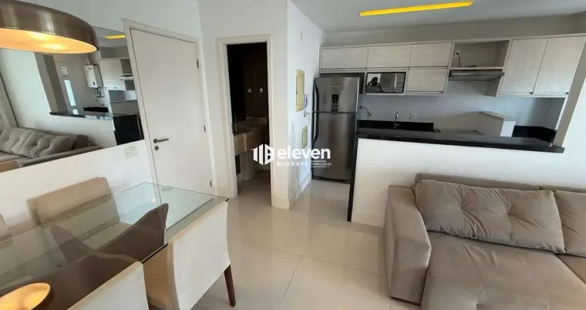 Apartamento Mobiliado para Aluguel | 1 Suíte | Andar Alto Vista Livre | 57m² | 1 Vaga | Gonzaga | Santos/SP