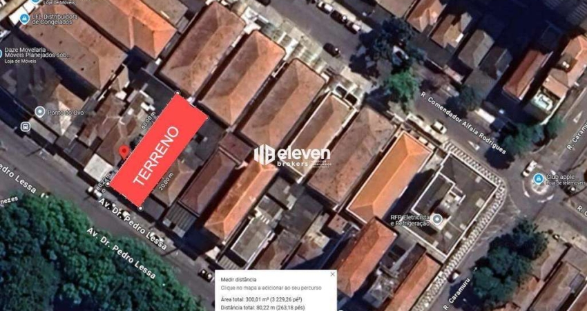 Terreno à Venda | 300m² (10x30) | Ponta da Praia | Santos
