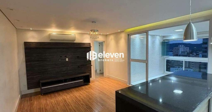 Apartamento à Venda | 2 Dormitórios (1 Suíte) | 1 Vaga Demarcada | 77m² | Porteira Fechada | Santos/SP