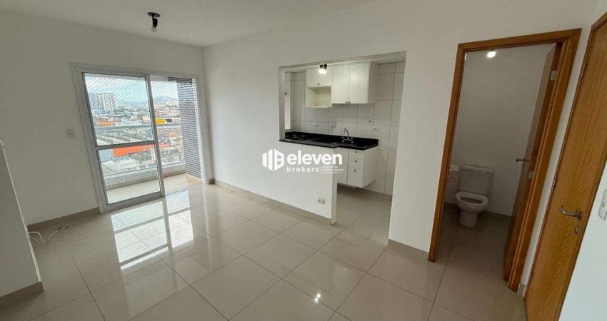 Apartamento para Aluguel | 2 Dormitórios | 1 Vaga | Varanda | Prédio Novo | Santos