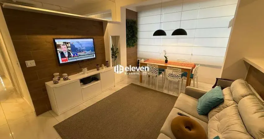 Apartamento à venda com 2 dormitórios (1 suíte) a 1 quadra da praia – josé menino, santos/sp