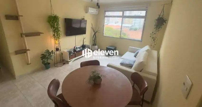 Apartamento à venda no boqueirão – santos/sp | 82m² | 2 dormitórios | vista livre