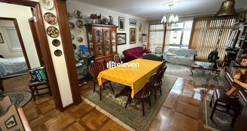 Apartamento amplo à venda 3 dormitórios e 1 suíte - gonzaga - santos