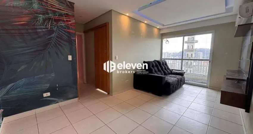 Apartamento 2 quartos com suíte e varanda gourmet na encruzilhada, santos – aceita financiamento