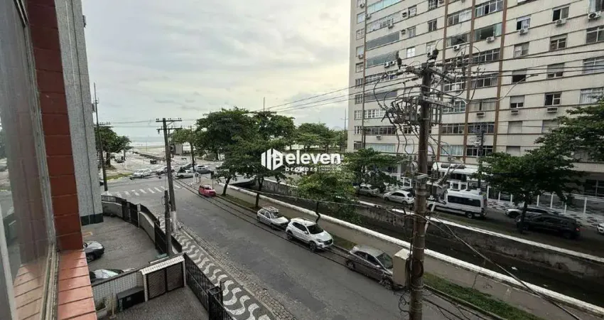 Apartamento à venda, vista mar, na quadra da praia e no cobiçado gonzaga!