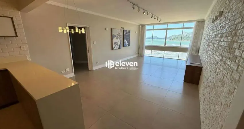 Apartamento à beira-mar em santos – vista total para o mar | 3 dorms, 2 vagas