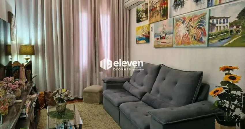 Apartamento mobiliado de 2 dormitórios no josé menino – a uma quadra da praia | santos/sp