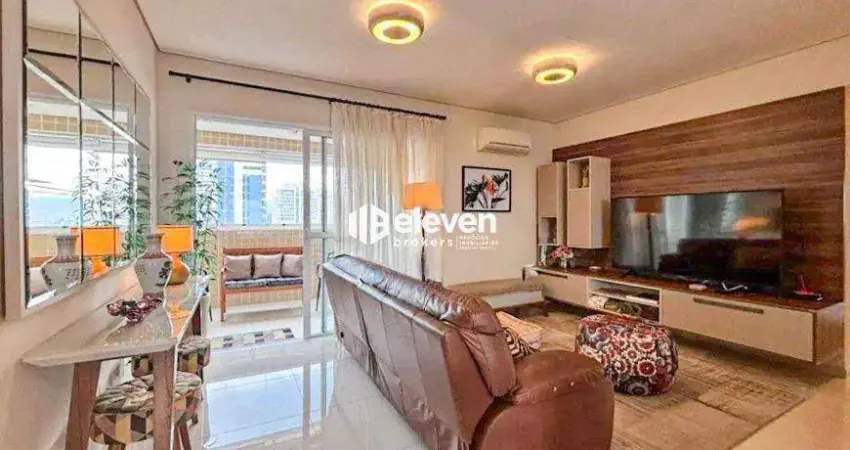 Apartamento à venda no gonzaga – 174m² | 3 suítes | mobiliado | vista mar | 450m da praia