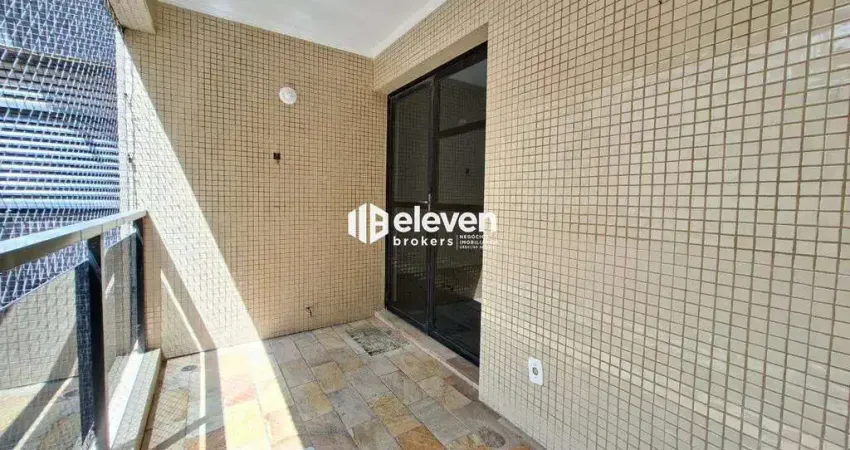 Apartamento à venda na aparecida, santos: 92 m², 3 dormitórios, suíte, sacada, dependência completa. ótima localização próximo à praia.