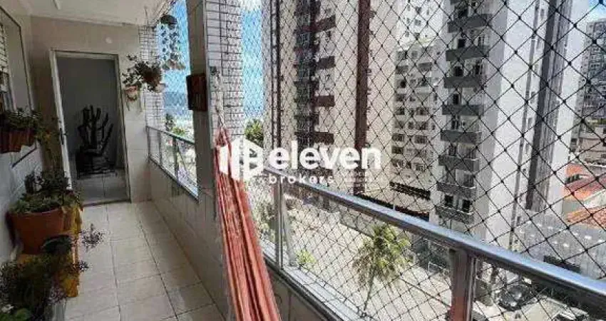 Apartamento 140 m² no itararé, 2 dormitórios com 01 suíte e vista mar