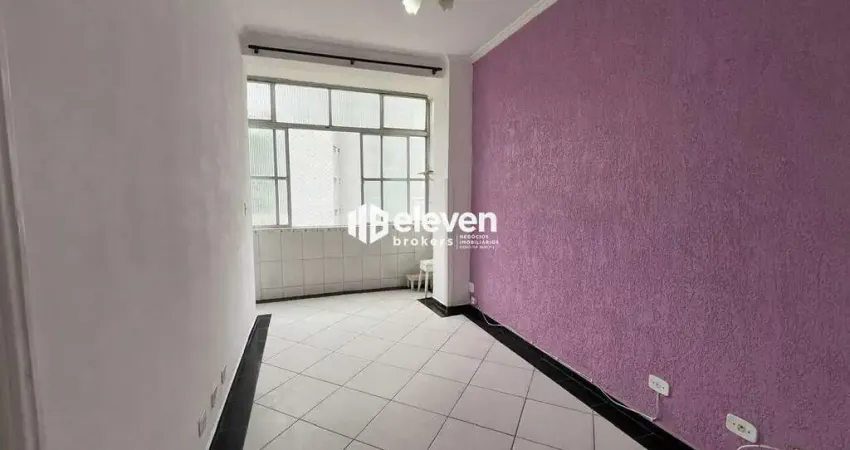 Apartamento em São Vicente, Itararé, 1 dormitório a 1 quadra da praia!