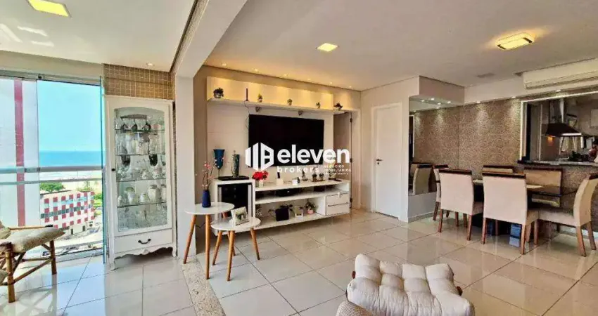 Apartamento com 3 dormitórios, varanda gourmet e 2 vagas no Rossi Orquidário – José Menino, Santos