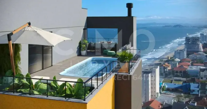 Apartamento em barra velha quadra e vista mar 109,90m², 3 dormitórios
