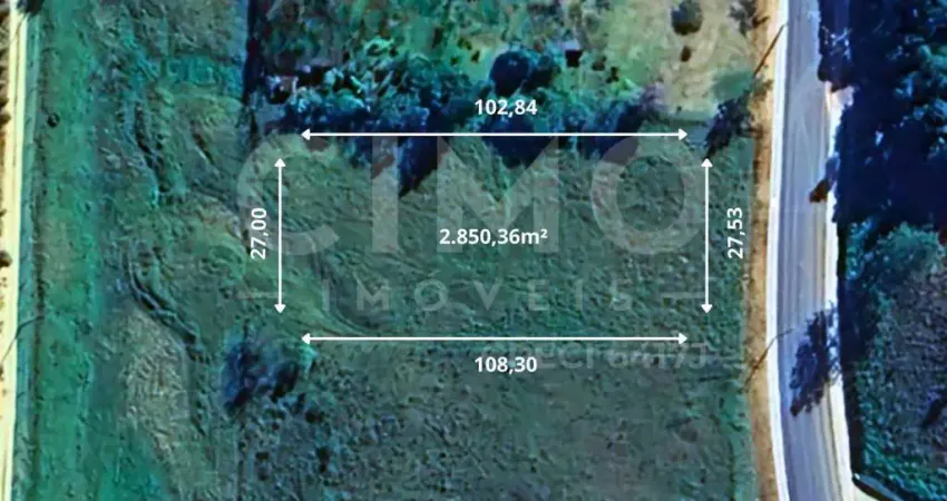 Oportunidade comercial em gaspar/sc – terreno de 2.850m² em gaspar
