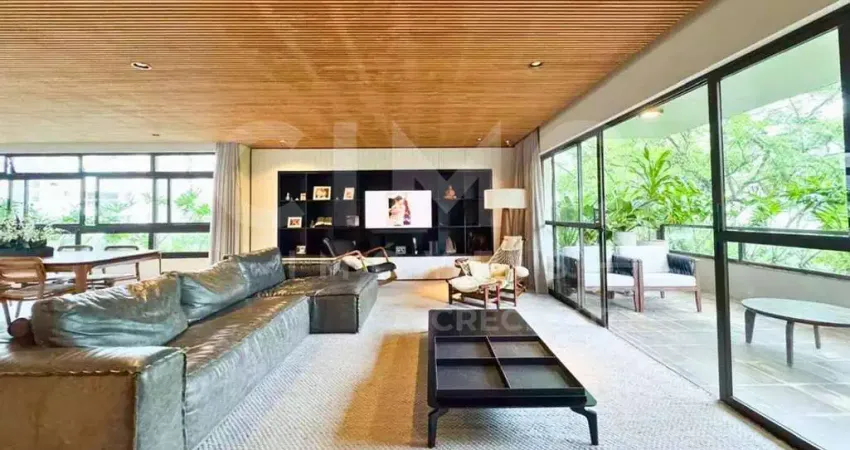 Apartamento 1 por andar, 4 suítes no bairro ponta aguda 350m² privativos