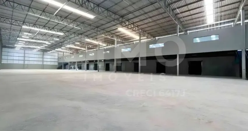 Galpão novo para locação em itajaí | br-101, 8 docas e 12m pé-direito