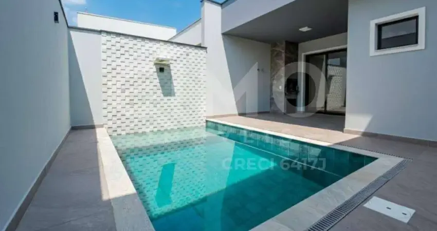 Casa nova à venda na escola agrícola com 3 suítes e área de lazer completa