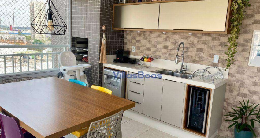 Apartamento com 2 dormitórios sendo 1 suíte! Churrasqueira na varanda!