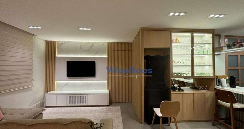 Apartamento 114m² Mobiliado com 3 dormitórios à venda, 114 m² por R$ 1.680.000 - Jardim Aquarius - São José dos Campos/SP