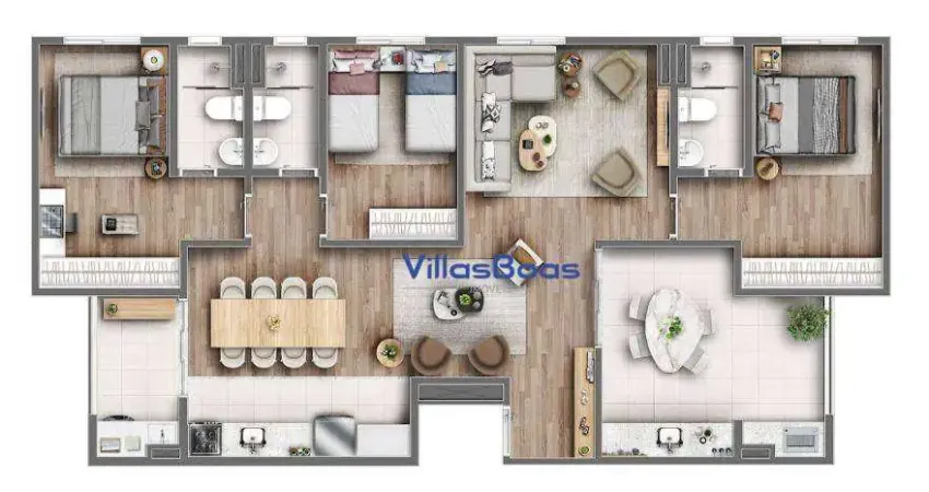 Apartamento com 3 quartos à venda na Rua Alteia, Jardim Ismênia, São José dos Campos