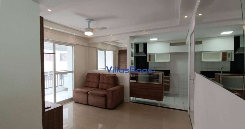 Apartamento com 2 dormitórios para alugar, 61 m² por R$ 3.805,40/mês - Jardim Aquarius - São José dos Campos/SP