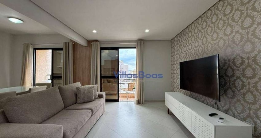 Apartamento com 2 dormitórios para alugar, 100 m² por R$ 5.560,90/mês - Jardim Aquarius - São José dos Campos/SP