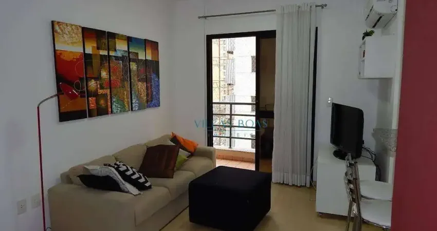 Apartamento com 1 dormitório para alugar, 52 m² por r$ 3.584,00/mês - jardim aquarius - são josé dos campos/sp