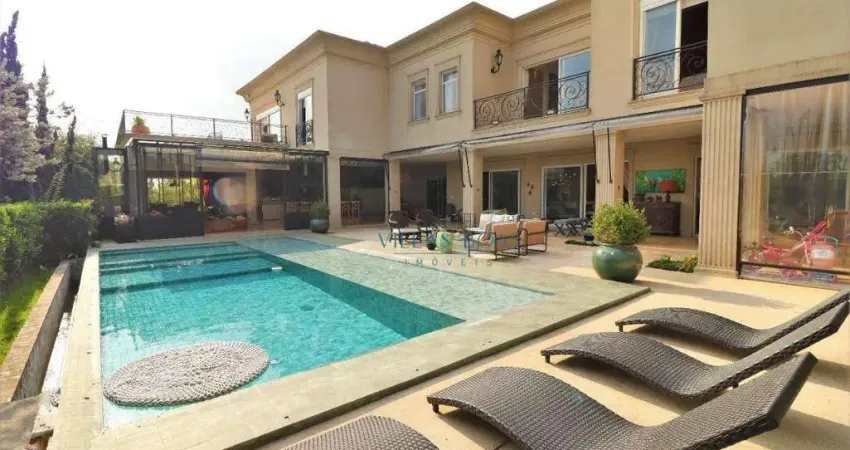 Casa com 5 dormitórios à venda, 1000 m² por r$ 17.300.000,00 - campos do conde - santana de parnaíba/sp