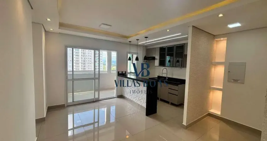 Apartamento com 2 dormitórios para alugar, 62 m² por R$ 4.431,54/mês - Vila Industrial - São José dos Campos/SP