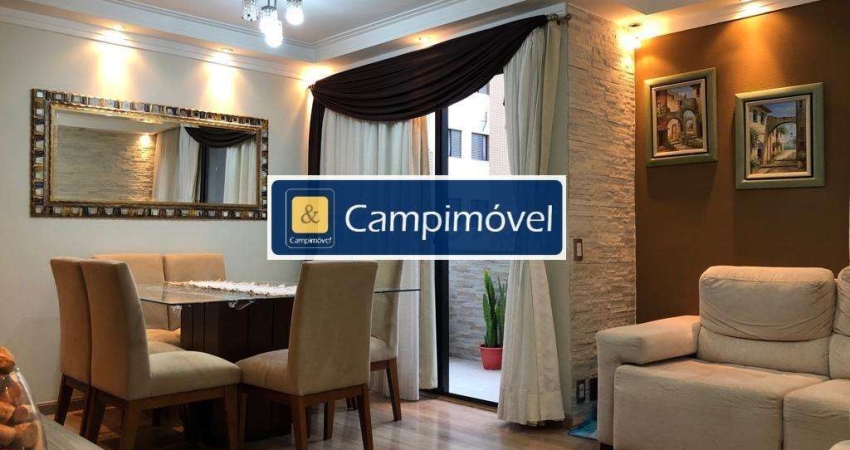 Apartamento para Venda em Campinas, Jardim do Lago, 3 dormitórios, 1 suíte, 2 banheiros, 2 vagas