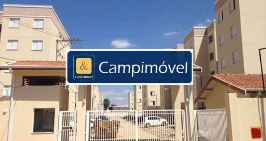 Apartamento para Venda em Campinas, Recanto Fortuna, 2 dormitórios, 1 banheiro, 1 vaga