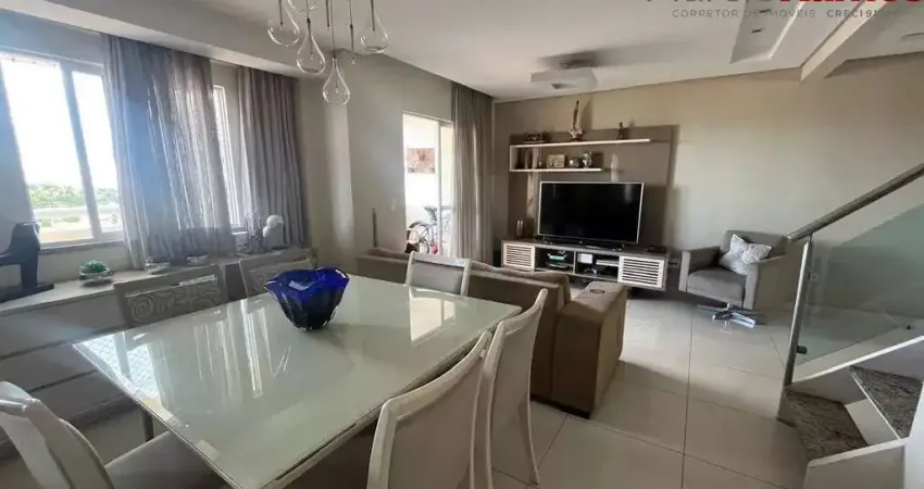 Cobertura de luxo no são gerardo: 4 quartos, 3 suítes, 3 banheiros, 2 vagas de garagem, 142m² de área - fortaleza-ce.